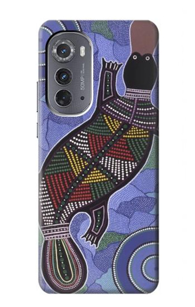 S3387 Platypus Australian Aboriginal Art Case Cover Custodia per Motorola Edge (2022)