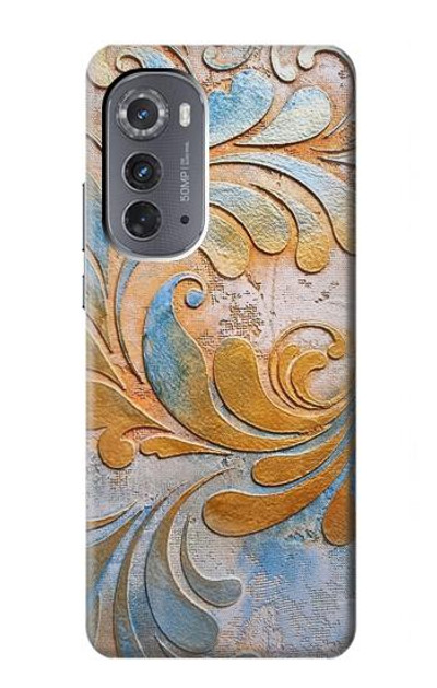 S3875 Canvas Vintage Rugs Case Cover Custodia per Motorola Edge (2022)