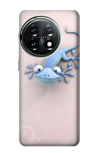 S1631 Funny Gecko Lizard Case Cover Custodia per OnePlus 11