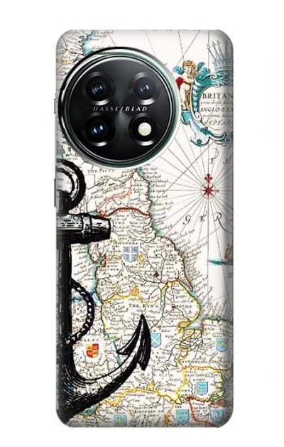 S1962 Nautical Chart Case Cover Custodia per OnePlus 11