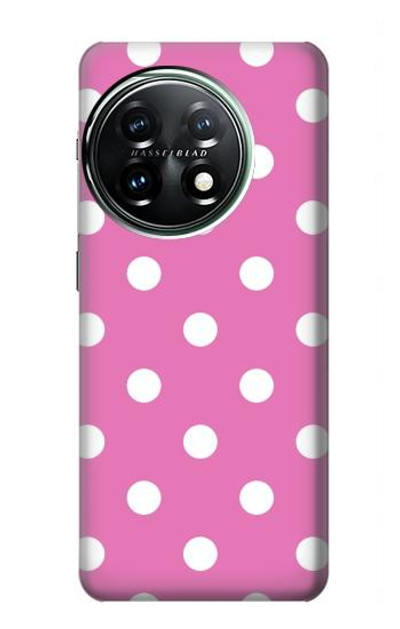S2358 Pink Polka Dots Case Cover Custodia per OnePlus 11
