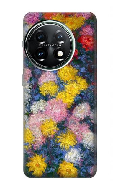 S3342 Claude Monet Chrysanthemums Case Cover Custodia per OnePlus 11