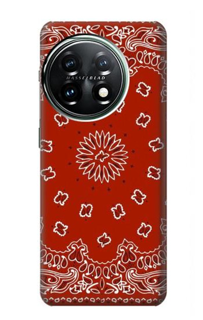 S3355 Bandana Red Pattern Case Cover Custodia per OnePlus 11