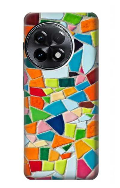 S3391 Abstract Art Mosaic Tiles Graphic Case Cover Custodia per OnePlus 11R