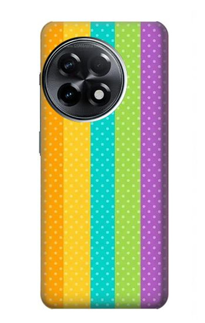 S3678 Colorful Rainbow Vertical Case Cover Custodia per OnePlus 11R