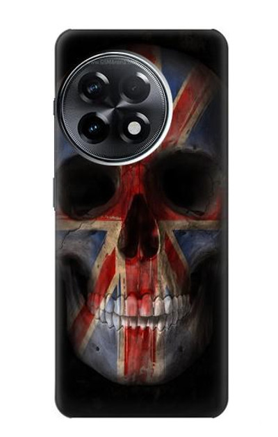 S3848 United Kingdom Flag Skull Case Cover Custodia per OnePlus 11R