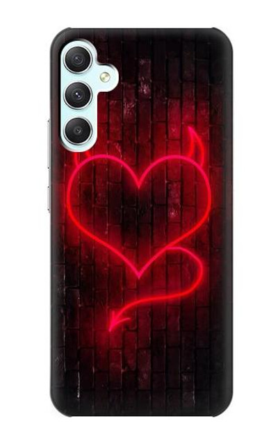 S3682 Devil Heart Case Cover Custodia per Samsung Galaxy A34 5G
