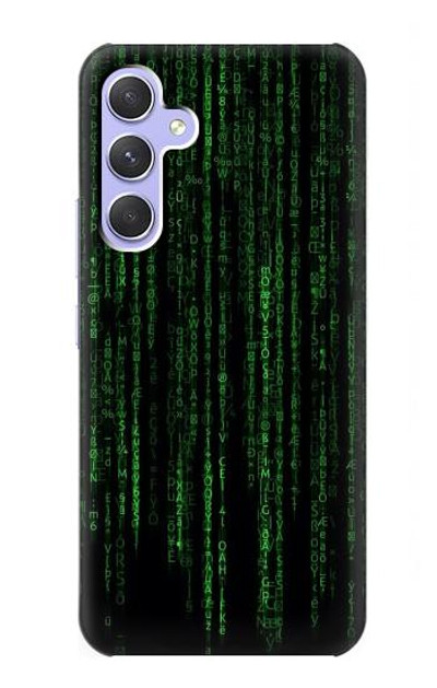 S3668 Binary Code Case Cover Custodia per Samsung Galaxy A54 5G