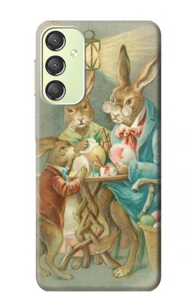 S3164 Easter Rabbit Family Case Cover Custodia per Samsung Galaxy A24 4G