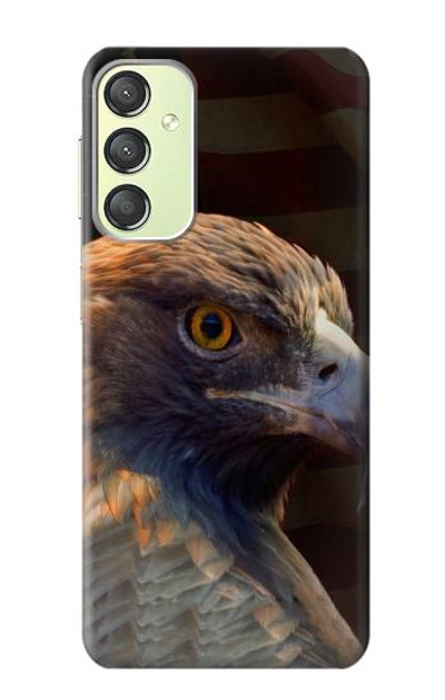 S3376 Eagle American Flag Case Cover Custodia per Samsung Galaxy A24 4G