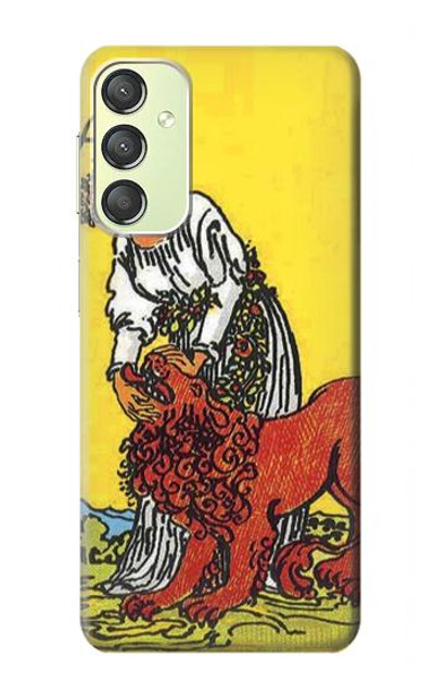 S3458 Strength Tarot Card Case Cover Custodia per Samsung Galaxy A24 4G