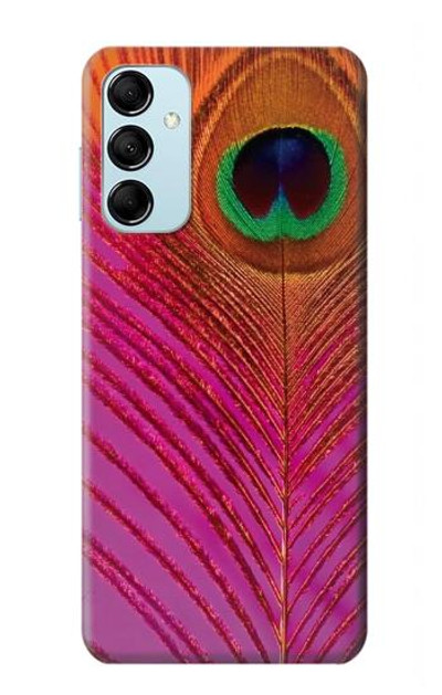 S3201 Pink Peacock Feather Case Cover Custodia per Samsung Galaxy M14