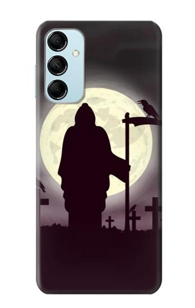 S3262 Grim Reaper Night Moon Cemetery Case Cover Custodia per Samsung Galaxy M14