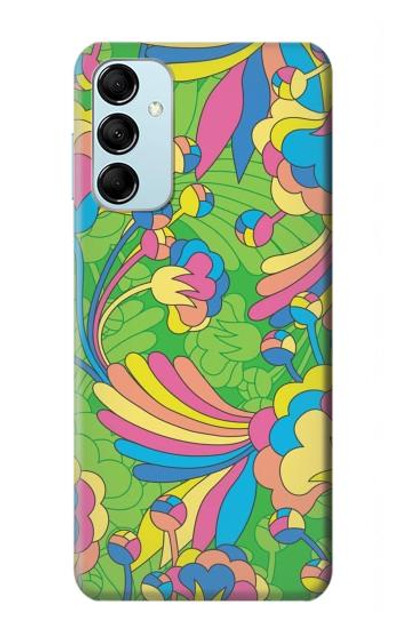 S3273 Flower Line Art Pattern Case Cover Custodia per Samsung Galaxy M14