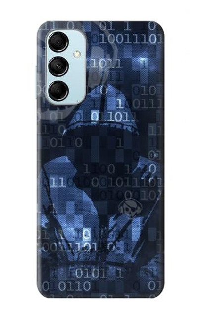 S3431 Digital Code Cyber Hacker Case Cover Custodia per Samsung Galaxy M14