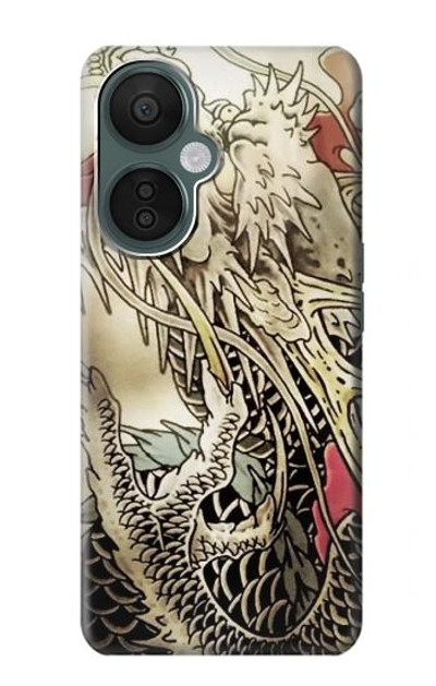 S0122 Yakuza Tattoo Case Cover Custodia per OnePlus Nord CE 3 Lite, Nord N30 5G