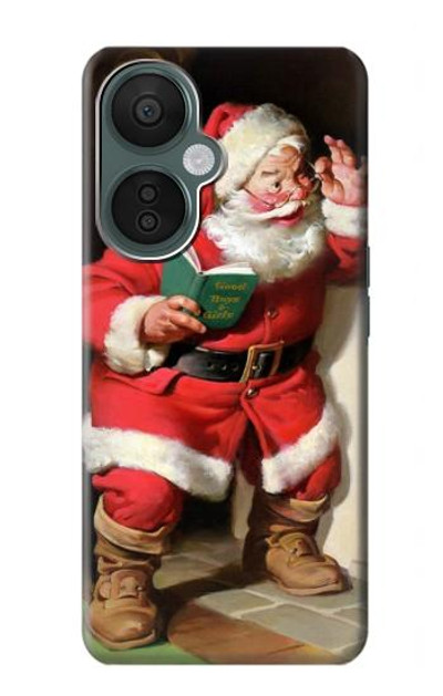 S1417 Santa Claus Merry Xmas Case Cover Custodia per OnePlus Nord CE 3 Lite, Nord N30 5G