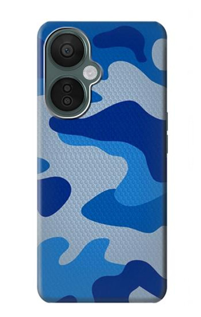 S2958 Army Blue Camo Camouflage Case Cover Custodia per OnePlus Nord CE 3 Lite, Nord N30 5G