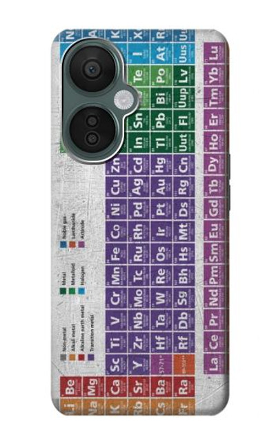 S3383 Periodic Table Case Cover Custodia per OnePlus Nord CE 3 Lite, Nord N30 5G