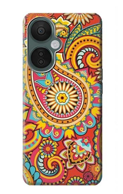 S3402 Floral Paisley Pattern Seamless Case Cover Custodia per OnePlus Nord CE 3 Lite, Nord N30 5G