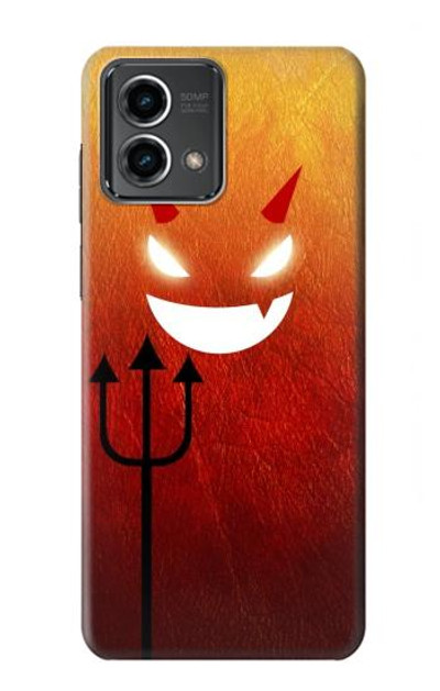 S2454 Red Cute Little Devil Cartoon Case Cover Custodia per Motorola Moto G Stylus 5G (2023)