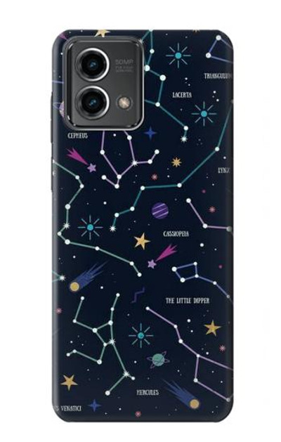 S3220 Star Map Zodiac Constellations Case Cover Custodia per Motorola Moto G Stylus 5G (2023)