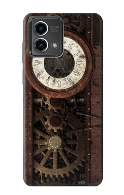 S3221 Steampunk Clock Gears Case Cover Custodia per Motorola Moto G Stylus 5G (2023)