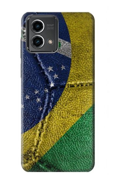 S3297 Brazil Flag Vintage Football Graphic Case Cover Custodia per Motorola Moto G Stylus 5G (2023)