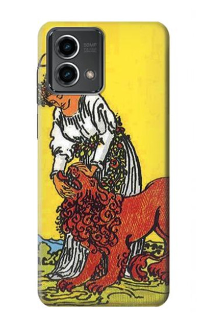 S3458 Strength Tarot Card Case Cover Custodia per Motorola Moto G Stylus 5G (2023)