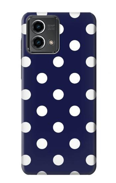 S3533 Blue Polka Dot Case Cover Custodia per Motorola Moto G Stylus 5G (2023)