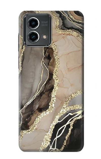 S3700 Marble Gold Graphic Printed Case Cover Custodia per Motorola Moto G Stylus 5G (2023)