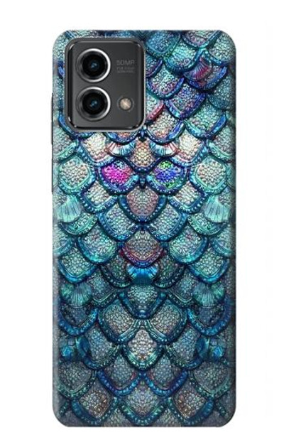 S3809 Mermaid Fish Scale Case Cover Custodia per Motorola Moto G Stylus 5G (2023)