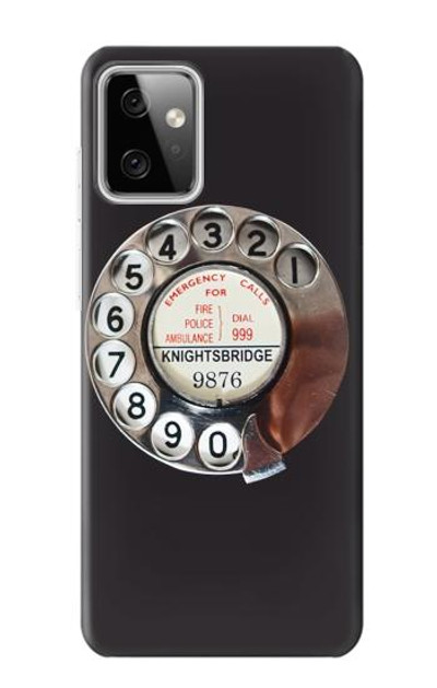 S0059 Retro Rotary Phone Dial On Case Cover Custodia per Motorola Moto G Power (2023) 5G