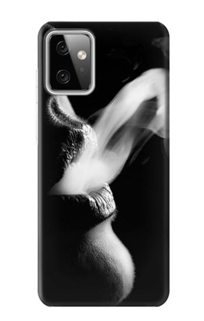 S0917 Sexy Lip Girl Smoking Case Cover Custodia per Motorola Moto G Power (2023) 5G