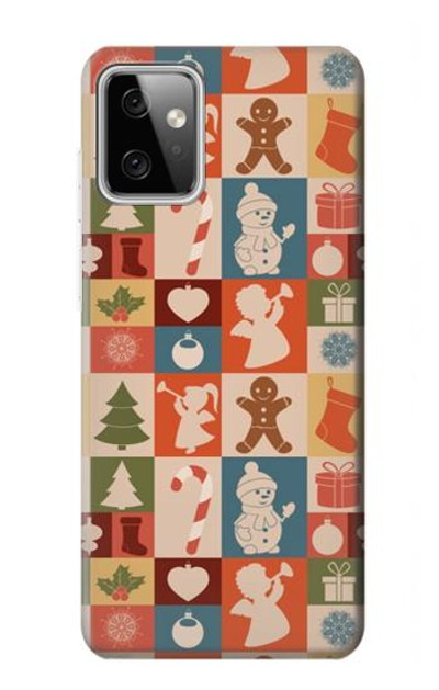 S2854 Cute Xmas Pattern Case Cover Custodia per Motorola Moto G Power (2023) 5G