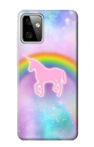 S3070 Rainbow Unicorn Pastel Sky Case Cover Custodia per Motorola Moto G Power (2023) 5G