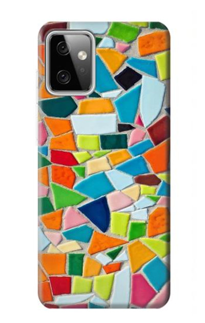 S3391 Abstract Art Mosaic Tiles Graphic Case Cover Custodia per Motorola Moto G Power (2023) 5G
