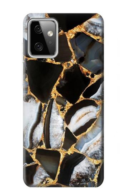 S3419 Gold Marble Graphic Print Case Cover Custodia per Motorola Moto G Power (2023) 5G