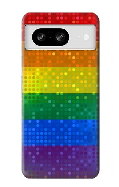 S2683 Rainbow LGBT Pride Flag Case Cover Custodia per Google Pixel 8 S2683 Rainbow LGBT Pride Flag Case Cover Custodia per Google Pixel 8