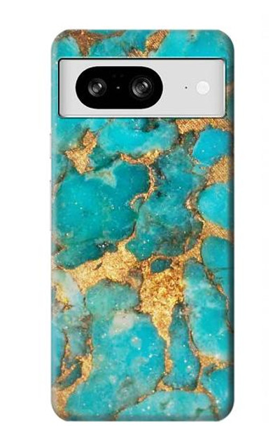 S2906 Aqua Turquoise Stone Case Cover Custodia per Google Pixel 8