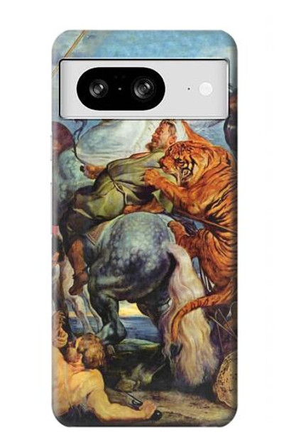 S3331 Peter Paul Rubens Tiger und Lowenjagd Case Cover Custodia per Google Pixel 8