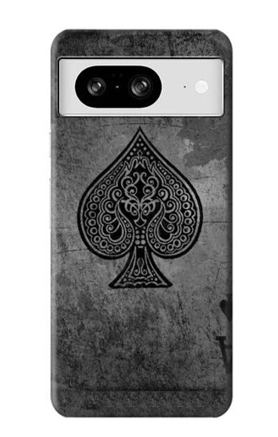 S3446 Black Ace Spade Case Cover Custodia per Google Pixel 8