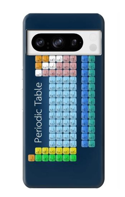 S1847 Periodic Table Case Cover Custodia per Google Pixel 8 pro