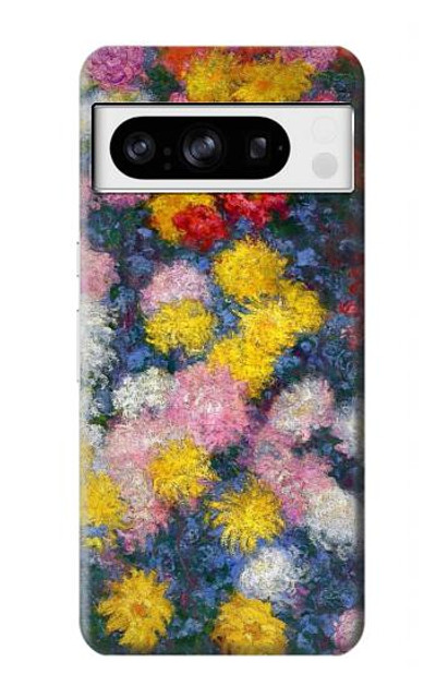 S3342 Claude Monet Chrysanthemums Case Cover Custodia per Google Pixel 8 pro