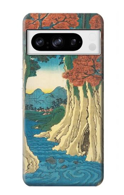 S3348 Utagawa Hiroshige The Monkey Bridge Case Cover Custodia per Google Pixel 8 pro