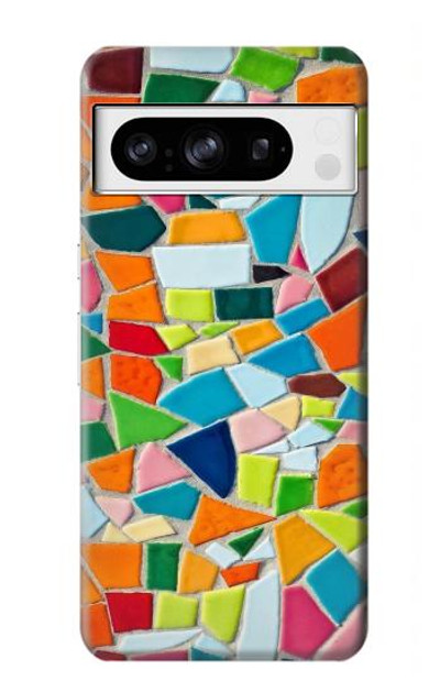 S3391 Abstract Art Mosaic Tiles Graphic Case Cover Custodia per Google Pixel 8 pro