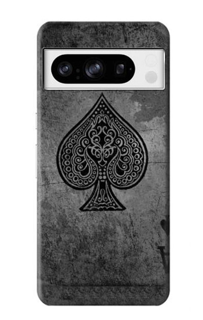 S3446 Black Ace Spade Case Cover Custodia per Google Pixel 8 pro