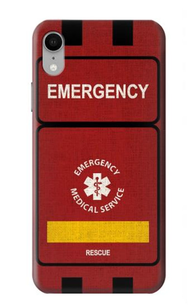 S3957 Emergency Medical Service Case Cover Custodia per iPhone XR