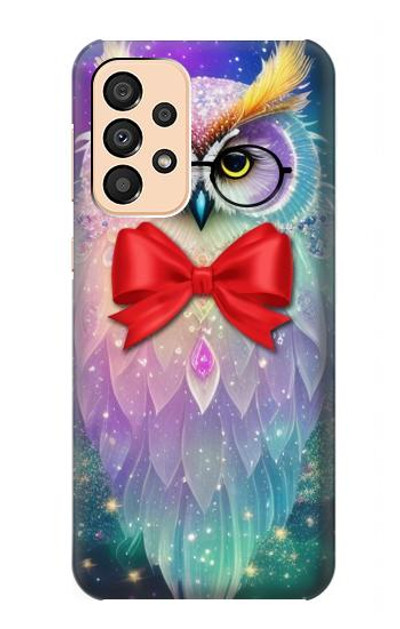 S3934 Fantasy Nerd Owl Case Cover Custodia per Samsung Galaxy A33 5G