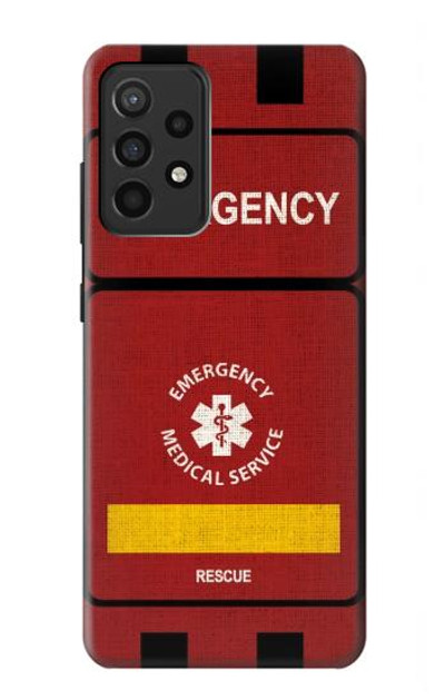 S3957 Emergency Medical Service Case Cover Custodia per Samsung Galaxy A52, Galaxy A52 5G